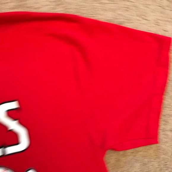 UNLV Rebels T-Shirt Baseball Bandit Logo Red - Picture 5 of 9